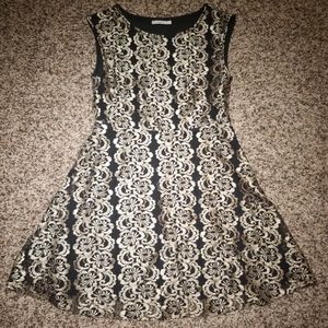 Formal Black and Gold Dress